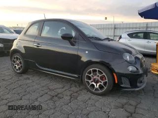 2015 FIAT 500 Turbo with VIN 3C3CFFHH1FT733473, listed as a Copart auction lot 86531054 with 96,923 mi miles and Clean Title. Bid and sale history available at carsss.com. Image 4.