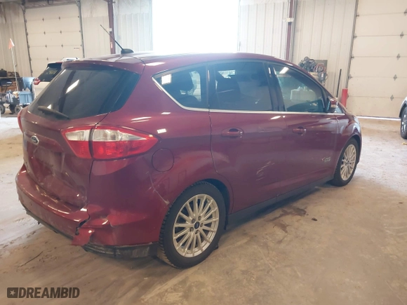 2015 Ford C-Max Energi SEL with VIN 1FADP5CU8FL101857, listed as a IAAI auction lot 41930615 with 148,579 mi miles. Bid and sale history available at carsss.com. Image 4.