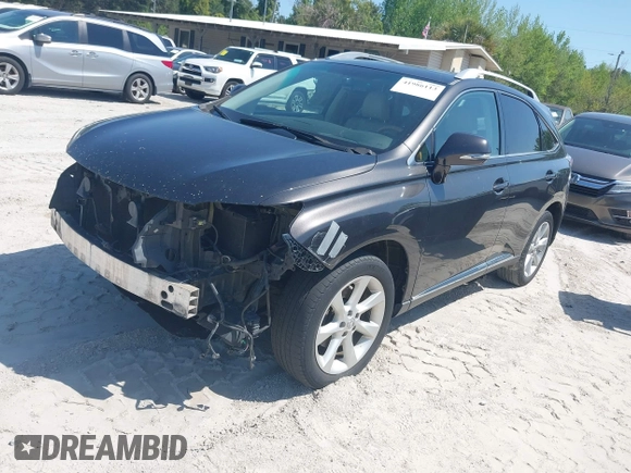 2010 Lexus RX 350 with VIN 2T2ZK1BA8AC031772, listed as a IAAI auction lot 41986113 with 215,318 mi miles. Bid and sale history available at carsss.com. Image 2.