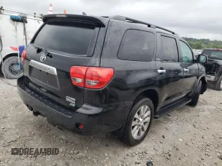 2014 Toyota Sequoia Limited with VIN 5TDJW5G17ES104147, listed as a Copart auction lot 66033014 with 119,534 mi miles and Salvage Title. Bid and sale history available at carsss.com. Image 3.