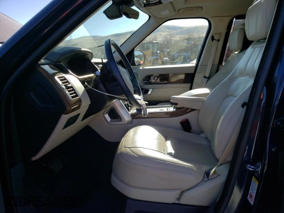 2019 Land Rover Range Rover z VIN SALGS5RE1KA555985, wystawiony jako Copart lot #42646015 z przebiegiem 53 265 mil mil oraz Szkoda całkowita • Salvage title. Historia ofert i sprzedaży dostępna na DreamBid. Obrazek 7.