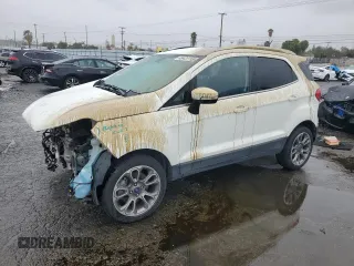 2019 Ford EcoSport Titanium with VIN MAJ3S2KE8KC250654, listed as a Copart auction lot 49431115 with 55,775 mi miles and Salvage Title. Bid and sale history available at DreamBid. Image 1.