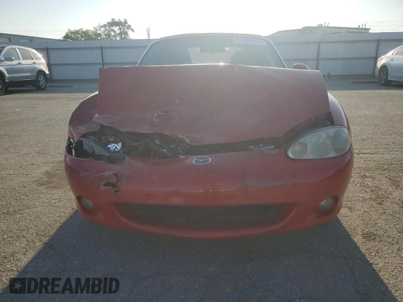 2001 Mazda MX-5 Miata with VIN JM1NB353X10203032, listed as a Copart auction lot 52594545 with 46,489 mi miles and Clean Title. Bid and sale history available at DreamBid. Image 5.