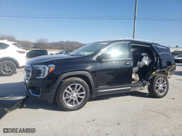2024 GMC Terrain SLT with VIN 3GKALVEGXRL160731, listed as a Copart auction lot 48418735 with 16,653 mi miles and Salvage Title. Bid and sale history available at carsss.com. Image 1.