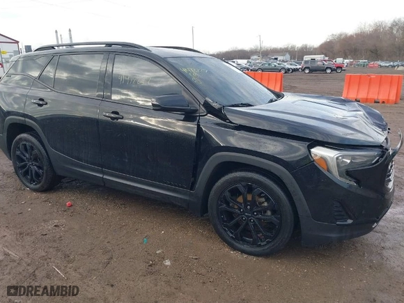 2020 GMC Terrain SLE with VIN 3GKALMEV8LL203608, listed as a IAAI auction lot 41478222 with 110,042 mi miles. Bid and sale history available at carsss.com. Image 13.