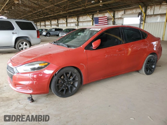 2016 Dodge Dart SXT z VIN 1C3CDFBB8GD565400, wystawiony jako Copart lot #58258175 z przebiegiem 161 298 mil mil oraz Szkoda całkowita • Salvage title. Historia ofert i sprzedaży dostępna na DreamBid. Obrazek 1.