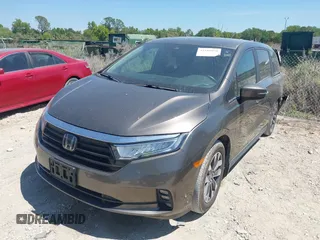 2022 Honda Odyssey EX-L with VIN 5FNRL6H76NB052194, listed as a IAAI auction lot 41889058 with 49,731 mi miles and . Bid and sale history available at DreamBid. Image 17.