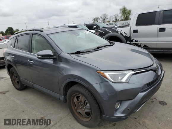 2017 Toyota RAV4 XLE with VIN JTMWFREV6HD097162, listed as a Copart auction lot 55791065 with Not Provided miles and Salvage Title. Bid and sale history available at DreamBid. Image 4.