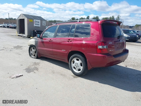 2007 Toyota Highlander w/3rd Row with VIN JTEEP21A170228132, listed as a IAAI auction lot 41900827 with 257,410 mi miles. Bid and sale history available at carsss.com. Image 3.