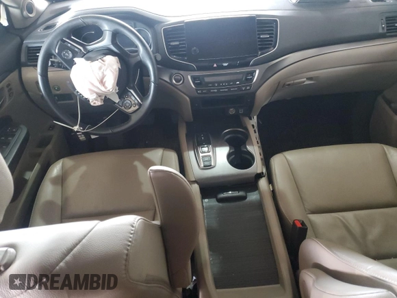 2022 Honda Pilot EX-L with VIN 5FNYF6H51NB097268, listed as a Copart auction lot 47734075 with 42,760 mi miles and Salvage Title. Bid and sale history available at DreamBid. Image 8.