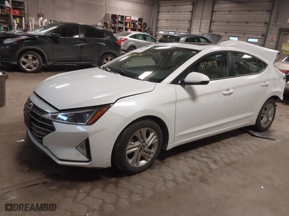 2019 Hyundai Elantra SEL with VIN 5NPD84LF9KH414000, listed as a IAAI auction lot 41394391 with 77,294 mi miles. Bid and sale history available at carsss.com. Image 20.