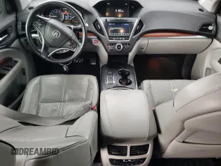 2018 Acura MDX Sport Hybrid w/Advance Pkg with VIN 5J8YD7H74JL000361, listed as a Copart auction lot 71818444 with 101,814 mi miles and Salvage Title. Bid and sale history available at carsss.com. Image 8.