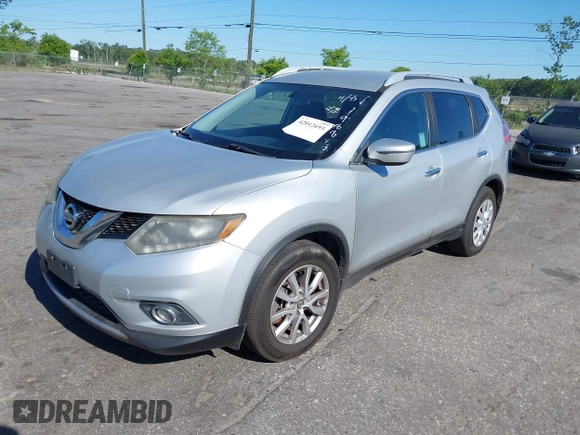 2016 Nissan Rogue S with VIN 5N1AT2MNXGC798895, listed as a IAAI auction lot 42012693 with 175,349 mi miles and . Bid and sale history available at DreamBid. Image 2.