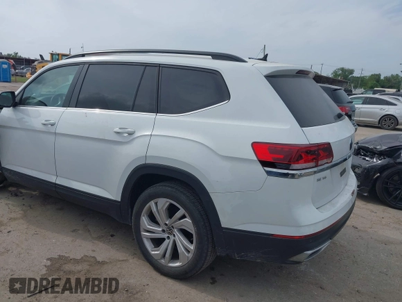 2021 Volkswagen Atlas SE with VIN 1V2WR2CA3MC570349, listed as a IAAI auction lot 42065993 with 83,362 mi miles and . Bid and sale history available at DreamBid. Image 3.