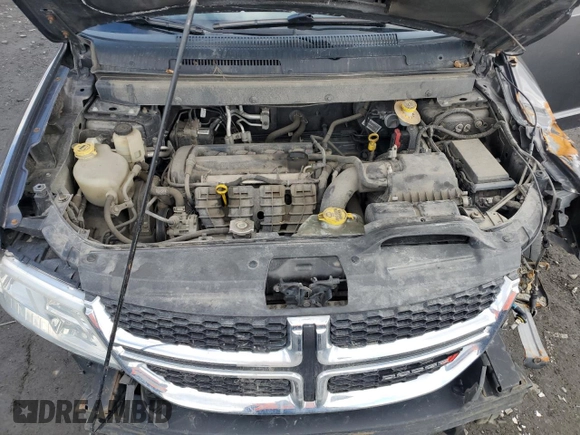 2015 Dodge Journey American Value with VIN 3C4PDCAB5FT728655, listed as a Copart auction lot 47074235 with 125,923 mi miles and Salvage Title. Bid and sale history available at DreamBid. Image 12.