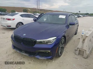 2018 BMW 7 Series 740i with VIN WBA7E2C58JB216314, listed as a IAAI auction lot 41867480 with 62,678 mi miles. Bid and sale history available at carsss.com. Image 17.