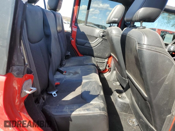 2016 Jeep Wrangler Unlimited Freedom z VIN 1C4BJWDG7GL168548, wystawiony jako Copart lot #49893385 z przebiegiem 107 672 mil mil oraz Szkoda całkowita • Salvage title. Historia ofert i sprzedaży dostępna na DreamBid. Obrazek 12.