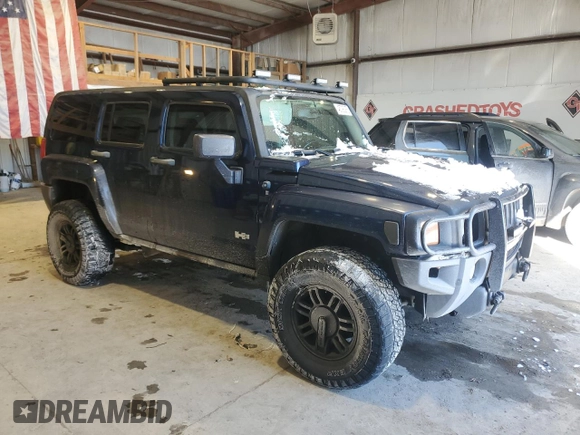 2008 Hummer H3 SUV Luxury with VIN 5GTEN13E388142322, listed as a Copart auction lot 45790975 with 147,144 mi miles and Clean Title. Bid and sale history available at carsss.com. Image 4.