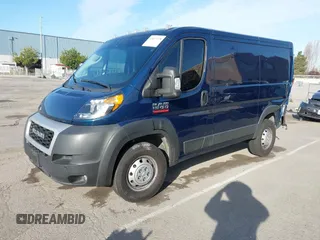2022 Ram ProMaster Cargo with VIN 3C6LRVNG5NE121179, listed as a IAAI auction lot 41837218 with 35,190 mi miles and . Bid and sale history available at DreamBid. Image 2.