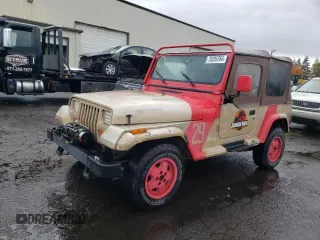 1993 Jeep Wrangler with VIN 1J4FY29S4PP227609, listed as a Copart auction lot 78205764 with 197,549 mi miles and Salvage Title. Bid and sale history available at carsss.com. Image 1.
