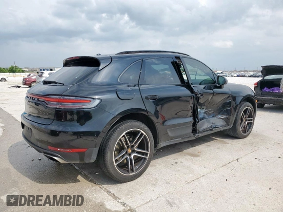 2021 Porsche Macan with VIN WP1AA2A59MLB12029, listed as a Copart auction lot 57283285 with 20,078 mi miles and Salvage title. Bid and sale history available at DreamBid. Image 3.