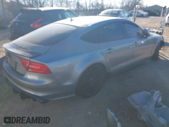 2014 Audi S7 Prestige with VIN WAUW2AFC6EN065356, listed as a IAAI auction lot 40994378 with 150,442 mi miles. Bid and sale history available at carsss.com. Image 4.