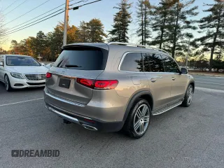 2020 Mercedes-Benz GLS with VIN 4JGFF5KE0LA192187, listed as a Copart auction lot 82280613 with 95,671 mi miles. Bid and sale history available at carsss.com. Image 3.