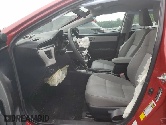 2016 Toyota Corolla L with VIN 2T1BURHE5GC655854, listed as a Copart auction lot 61056625 with 93,590 mi miles and Salvage title. Bid and sale history available at DreamBid. Image 7.