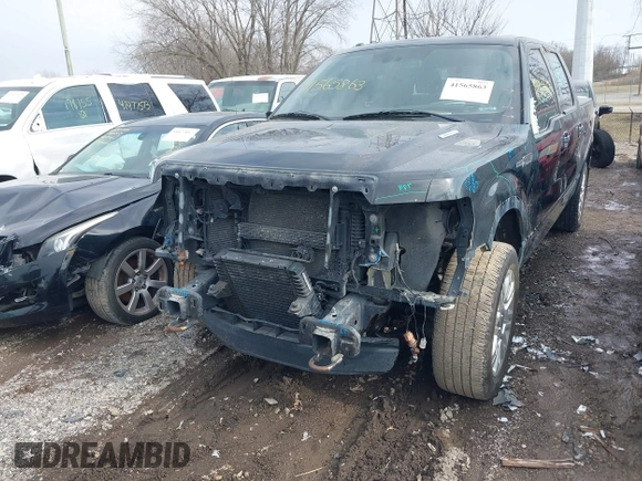 2013 Ford F-150 XL with VIN 1FTFW1ET2DFA66490, listed as a IAAI auction lot 41565863 with 215,421 mi miles. Bid and sale history available at carsss.com. Image 6.