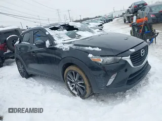 2018 Mazda CX-3 Touring with VIN JM1DKDC74J0304347, listed as a IAAI auction lot 41298914 with 1 mi miles. Bid and sale history available at carsss.com. Image 1.