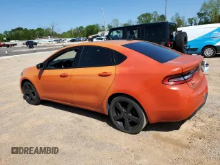 2015 Dodge Dart SXT with VIN 1C3CDFBBXFD242366, listed as a Copart auction lot 51974475 with 179,001 mi miles and Salvage Title. Bid and sale history available at carsss.com. Image 2.