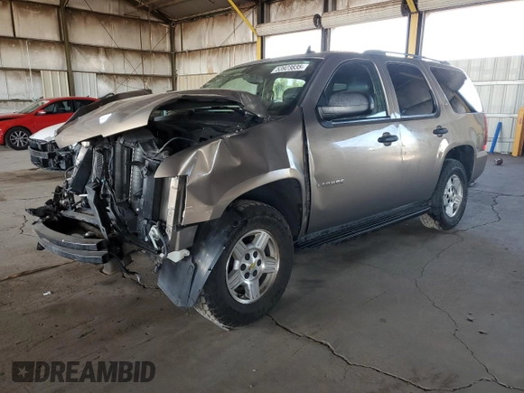 2007 Chevrolet Tahoe LS with VIN 1GNFC13C77R357122, listed as a Copart auction lot 53923835 with 139,996 mi miles and Salvage title. Bid and sale history available at DreamBid. Image 1.