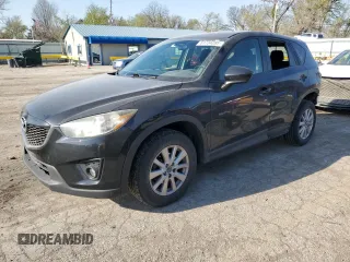 2015 Mazda CX-5 Touring with VIN JM3KE2CY3F0435750, listed as a Copart auction lot 51734285 with 186,978 mi miles and Salvage Title. Bid and sale history available at carsss.com. Image 1.