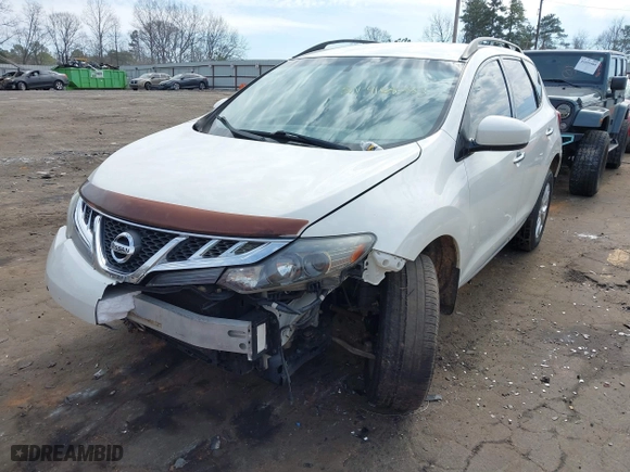 2014 Nissan Murano SL with VIN JN8AZ1MU1EW418461, listed as a IAAI auction lot 41690883 with 191,612 mi miles. Bid and sale history available at carsss.com. Image 17.