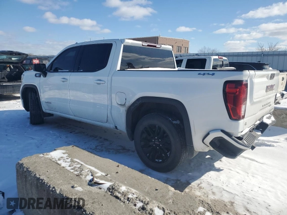 2021 GMC Sierra 1500 Elevation with VIN 3GTU9CET6MG367479, listed as a Copart auction lot 45687305 with 58,807 mi miles and Salvage Title. Bid and sale history available at DreamBid. Image 2.