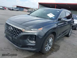 2020 Hyundai Santa Fe Limited with VIN 5NMS53AD6LH199993, listed as a IAAI auction lot 41861432 with 161,895 mi miles. Bid and sale history available at carsss.com. Image 2.