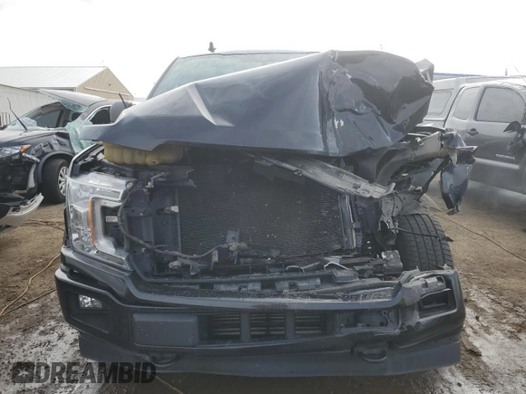 2019 Ford F-150 XL with VIN 1FTEW1EP2KFC06906, listed as a Copart auction lot 51792705 with 80,102 mi miles and Salvage title. Bid and sale history available at DreamBid. Image 5.
