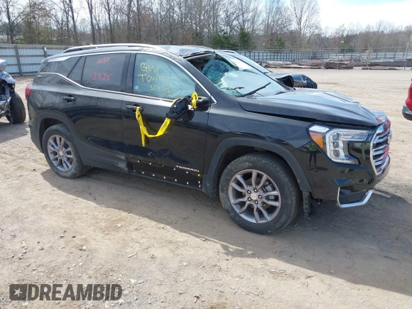 2023 GMC Terrain SLT z VIN 3GKALPEG6PL189023, wystawiony jako IAAI lot #41829881 z przebiegiem 53 797 mil mil oraz . Historia ofert i sprzedaży dostępna na DreamBid. Obrazek 1.
