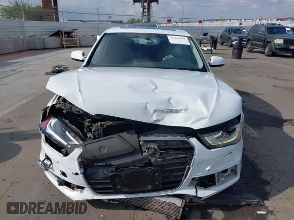 2016 Audi A4 Premium Plus with VIN WAUFFAFL0GN011736, listed as a IAAI auction lot 41446235 with 134,446 mi miles. Bid and sale history available at carsss.com. Image 6.