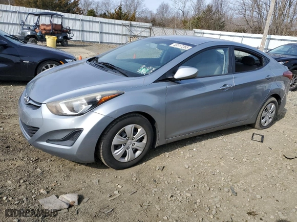 2016 Hyundai Elantra SE with VIN 5NPDH4AE4GH773501, listed as a Copart auction lot 48117265 with 146,354 mi miles and Salvage Title. Bid and sale history available at carsss.com. Image 1.