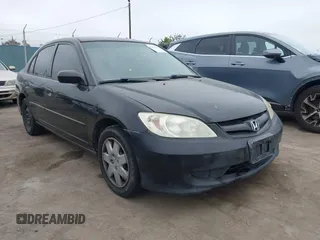 2004 Honda Civic LX z VIN 2HGES16574H605032, wystawiony jako IAAI lot #42432347 z przebiegiem 144 288 mil mil oraz . Historia ofert i sprzedaży dostępna na DreamBid. Obrazek 1.