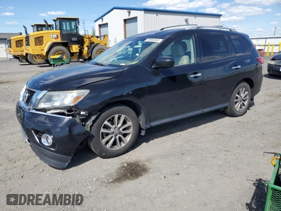 2015 Nissan Pathfinder Platinum with VIN 5N1AR2MN7FC650877, listed as a Copart auction lot 54963045 with 125,646 mi miles and Clean Title. Bid and sale history available at DreamBid. Image 1.