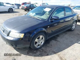 2003 Audi A4 3.0L with VIN WAULT68E03A183189, listed as a IAAI auction lot 41806445 with 1 mi miles. Bid and sale history available at carsss.com. Image 2.