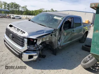 2018 Toyota Tundra SR5 with VIN 5TFHW5F15JX750632, listed as a Copart auction lot 53303825 with 96,283 mi miles and Salvage title. Bid and sale history available at DreamBid. Image 1.