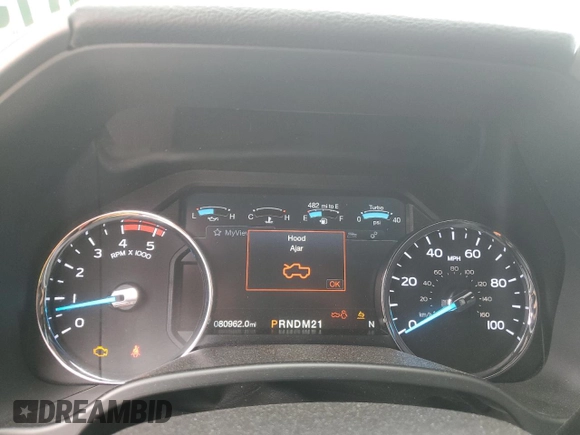 2019 Ford F-350 XL with VIN 1FT8W3BT0KEE81870, listed as a Copart auction lot 54056135 with 80,962 mi miles and Clean title. Bid and sale history available at DreamBid. Image 9.