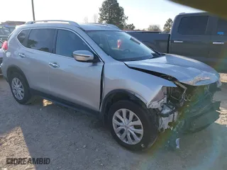 2017 Nissan Rogue SL with VIN JN8AT2MV4HW254661, listed as a IAAI auction lot 41631763 with 76,562 mi miles. Bid and sale history available at carsss.com. Image 1.