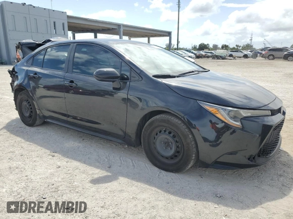 2021 Toyota Corolla L with VIN 5YFDPMAE8MP173002, listed as a Copart auction lot 52518125 with 132,609 mi miles and Salvage Title. Bid and sale history available at DreamBid. Image 4.