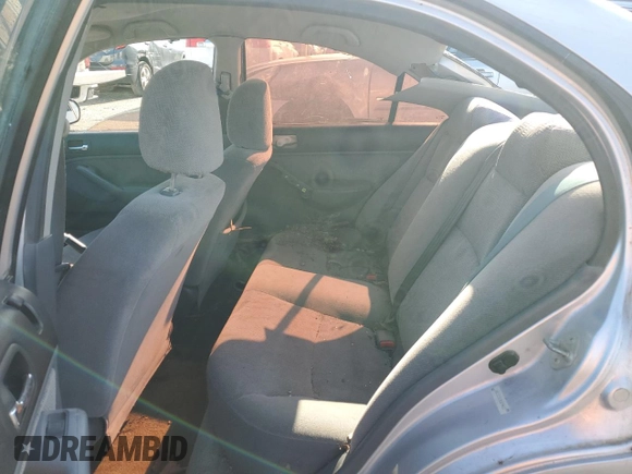 2002 Honda Civic LX with VIN 1HGES15522L074422, listed as a Copart auction lot 52536405 with Not Provided miles and Salvage Title. Bid and sale history available at DreamBid. Image 10.