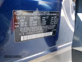 2019 Hyundai Santa Fe Ultimate with VIN 5NMS5CAD8KH092961, listed as a Copart auction lot 49379365 with 60,726 mi miles and Salvage Title. Bid and sale history available at carsss.com. Image 15.