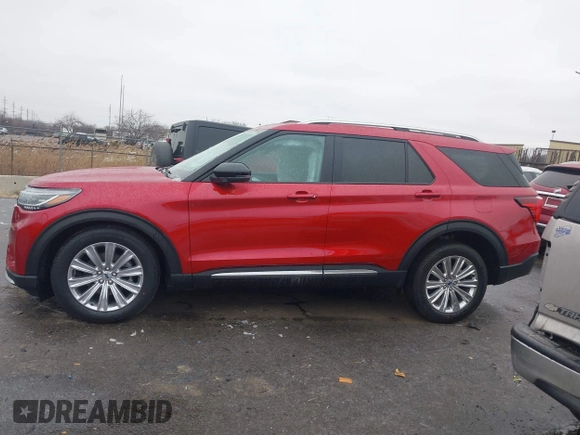 2025 Ford Explorer with VIN 1FMUK8HH3SGA46593, listed as a IAAI auction lot 41509990 with 2,290 mi miles and . Bid and sale history available at DreamBid. Image 14.